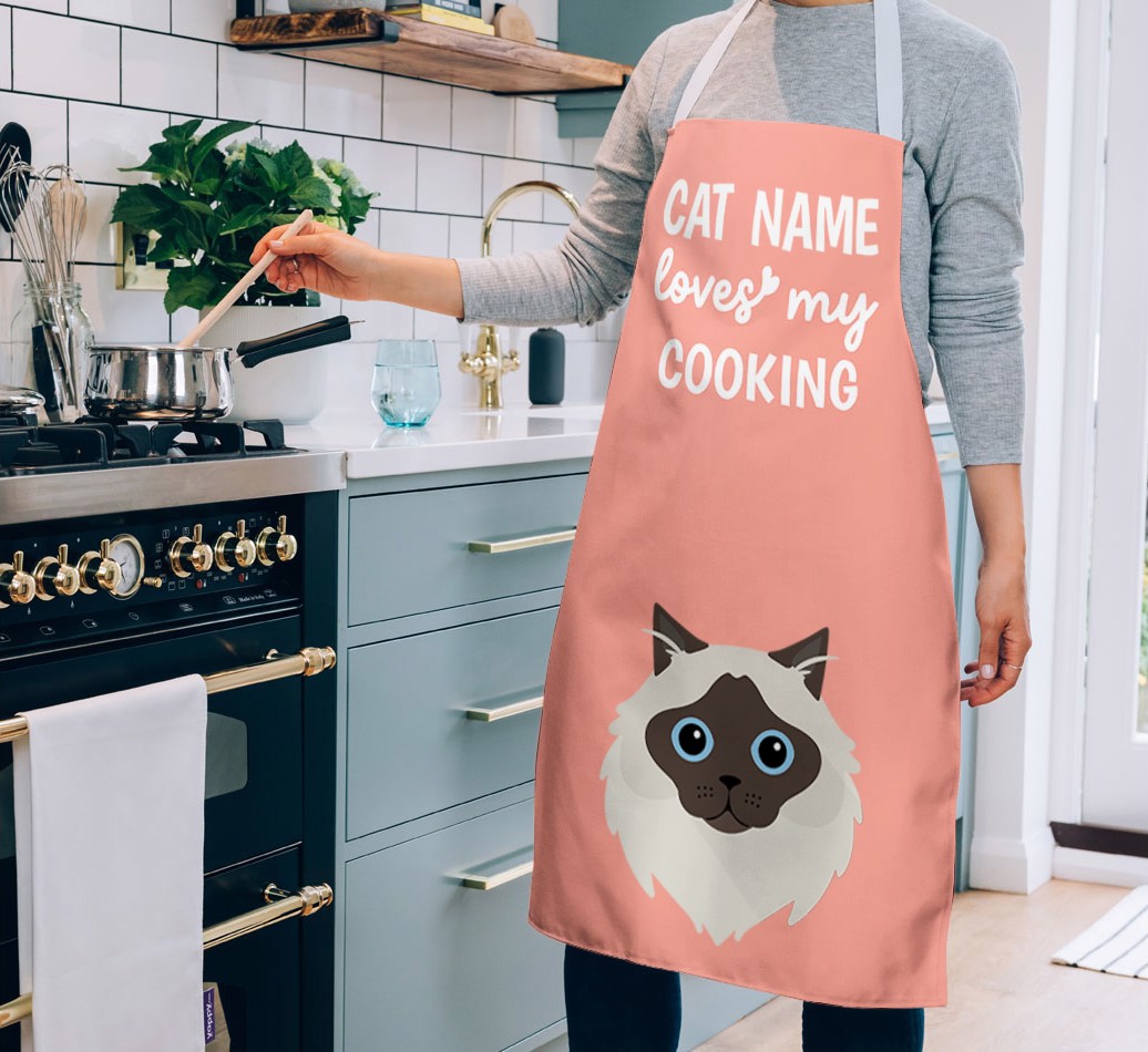 Loves My Cooking: Personalized {breedShortName} Apron
