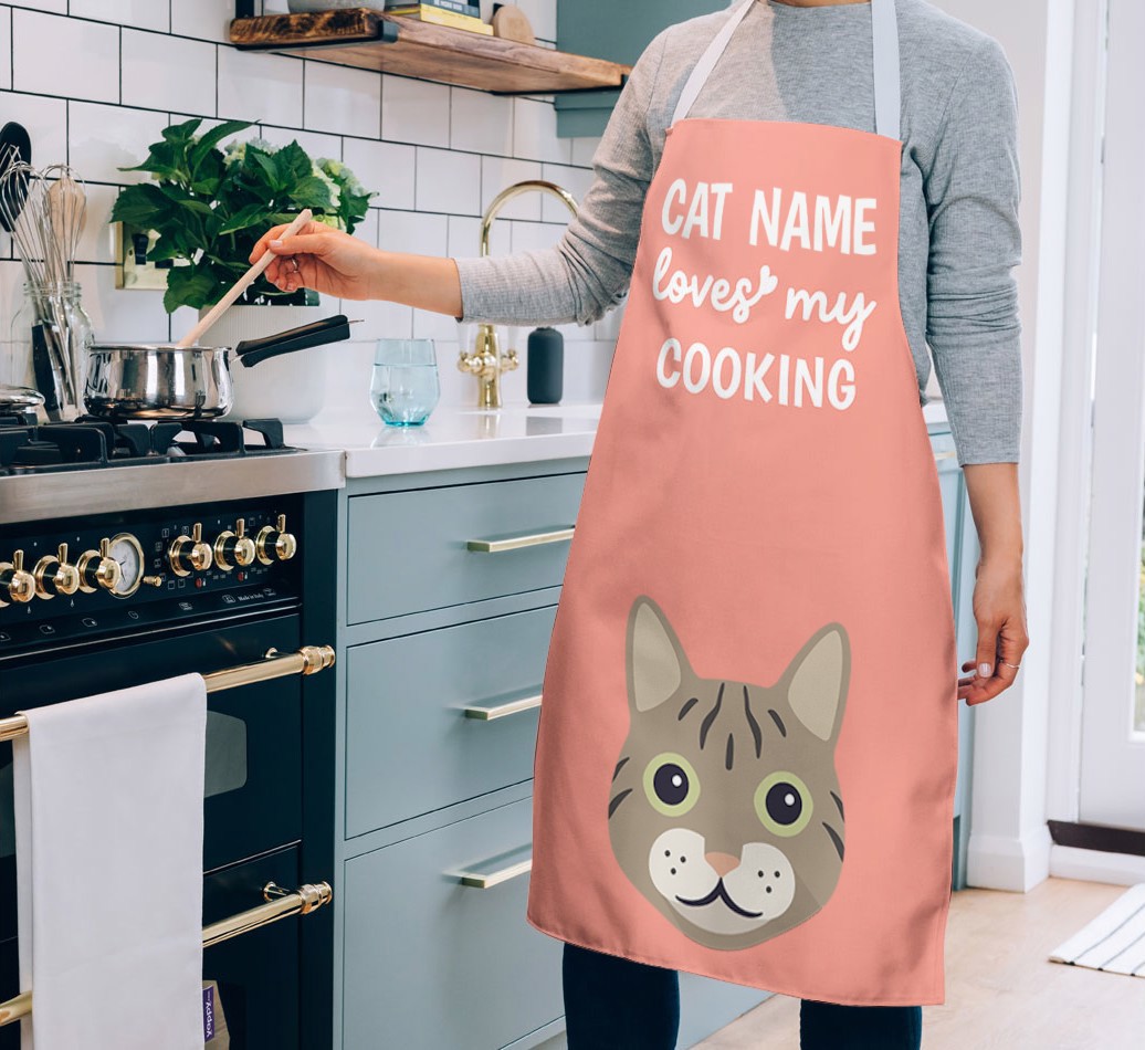 Loves My Cooking: Personalized {breedShortName} Apron