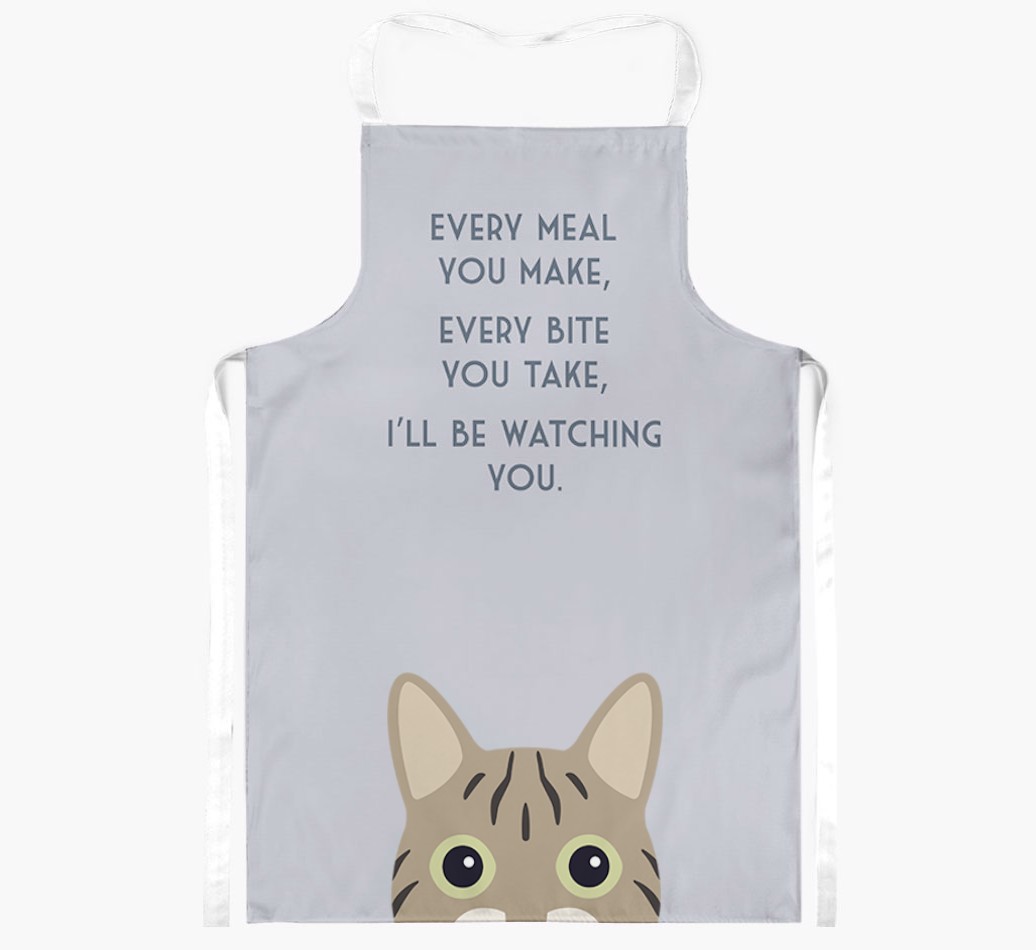 Barista apron for cat, cute cat appeal – Petpaule