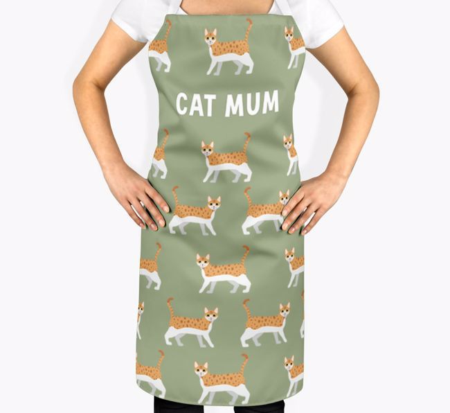 Cat Mum: Personalised {breedShortName} Apron