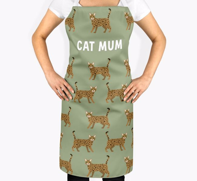 Cat Mum: Personalised {breedShortName} Apron