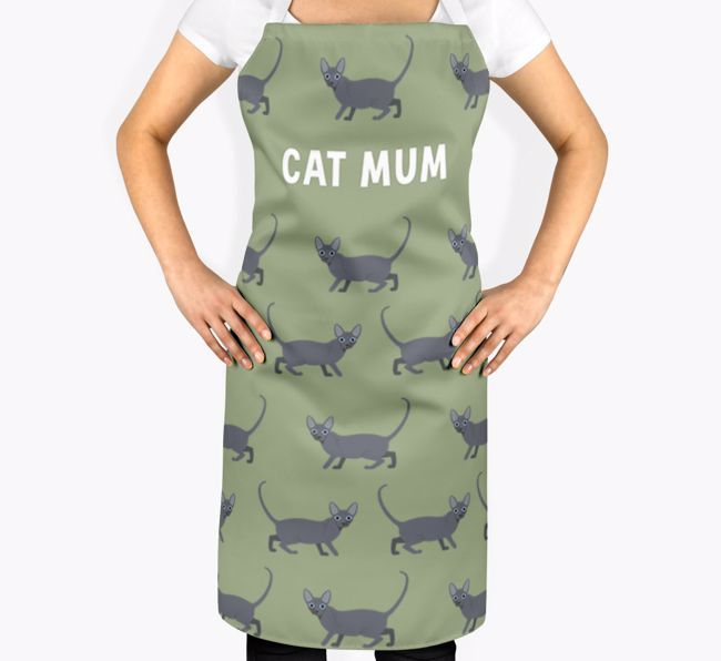 Cat Mum: Personalised {breedShortName} Apron