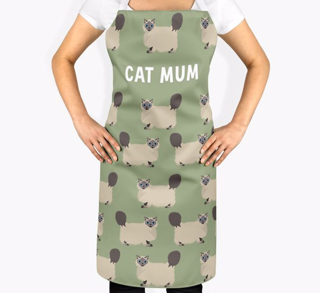 Cat Mum: Personalised {breedShortName} Apron