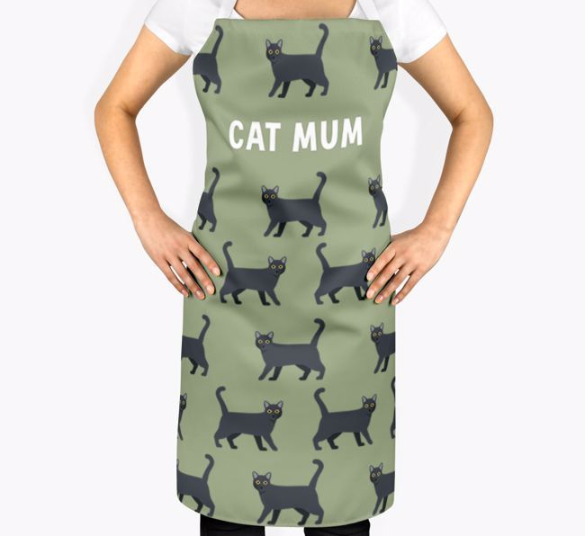 Cat Mum: Personalised {breedShortName} Apron