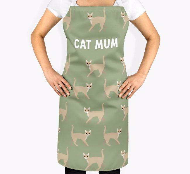 Cat Mum: Personalised {breedShortName} Apron