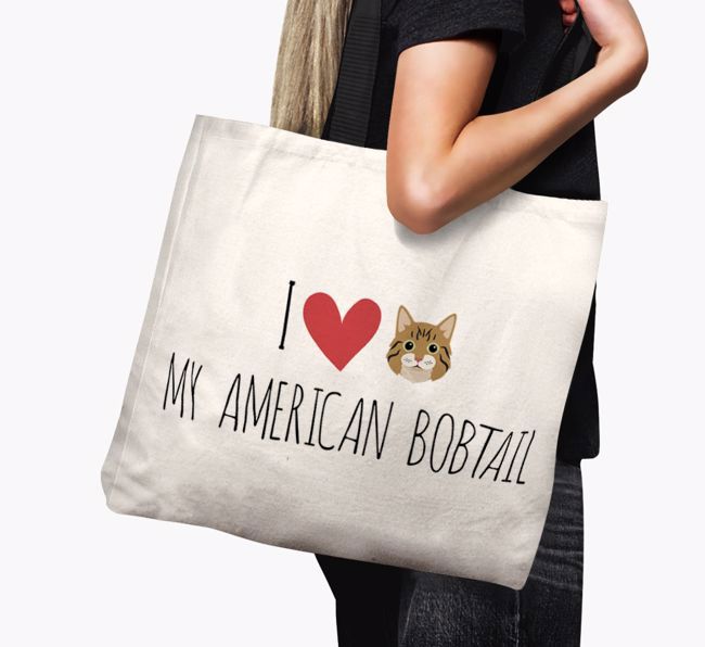 I Love My {breedCommonName}: Personalized Canvas Bag