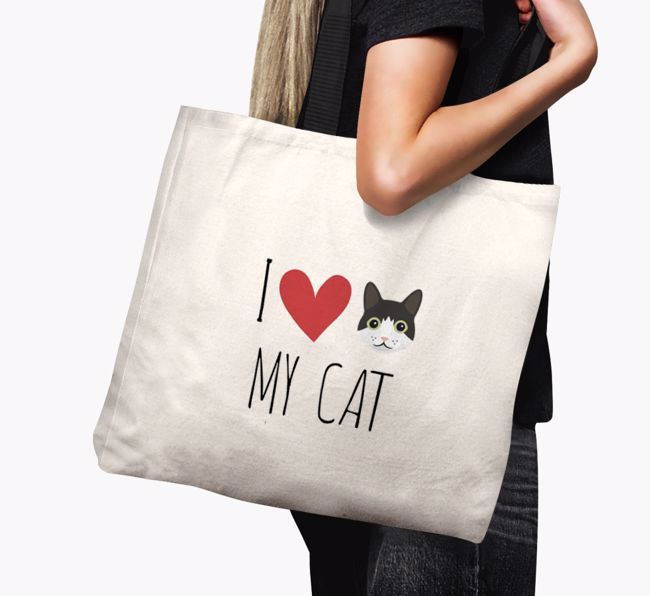 I Love My {breedCommonName}: Personalized Canvas Bag