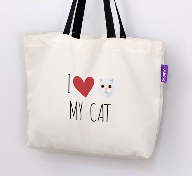 'I Love My {breedShortName}' - Personalized Canvas Bag