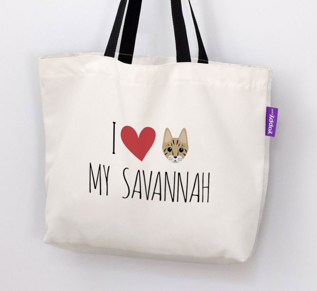 'I Love My {breedShortName}' - Personalized Canvas Bag