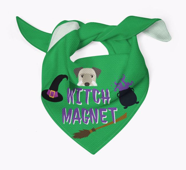 'Witch Magnet' - Personalised {breedFullName} Bandana