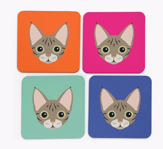 '{breedCommonName} Icon' - Personalised {breedFullName} Coasters (Set of 4)