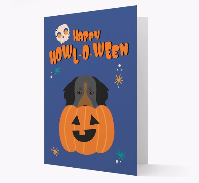 'Happy Halloween' - Card with {breedFullName} Icon