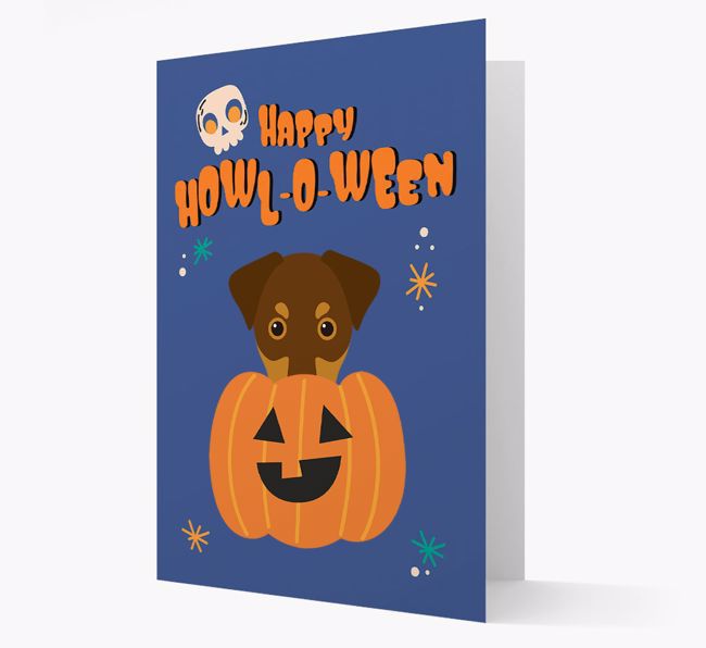 'Happy Halloween' - Card with {breedFullName} Icon