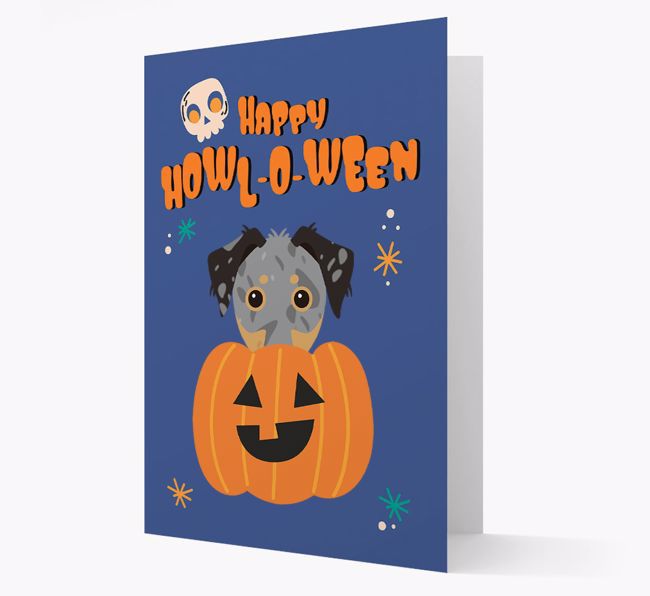 'Happy Halloween' - Card with {breedFullName} Icon