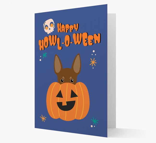 'Happy Halloween' - Card with {breedFullName} Icon