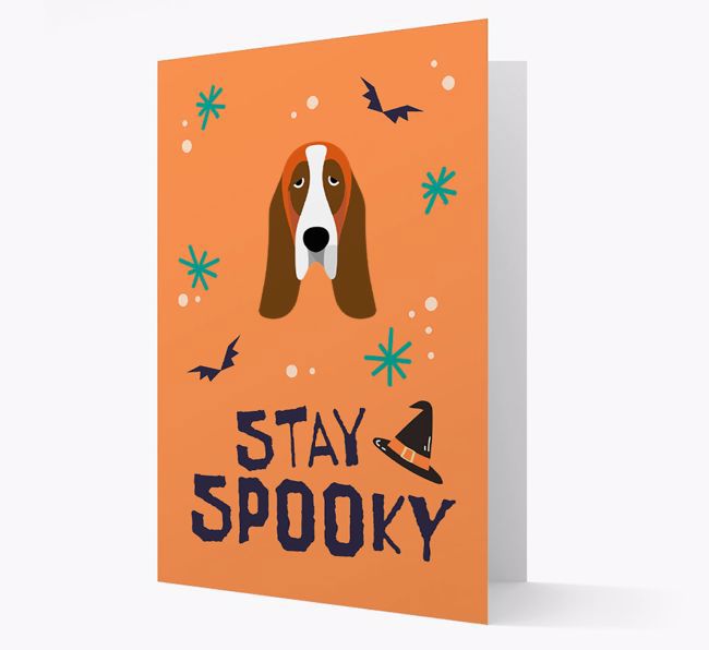 'Stay Spooky' - Personalized Card with {breedFullName} Icon