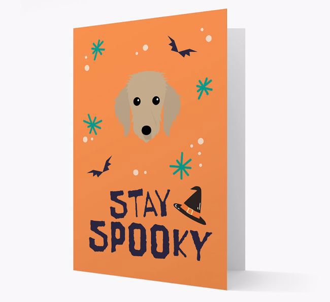 'Stay Spooky' - Personalised Card with {breedFullName} Icon