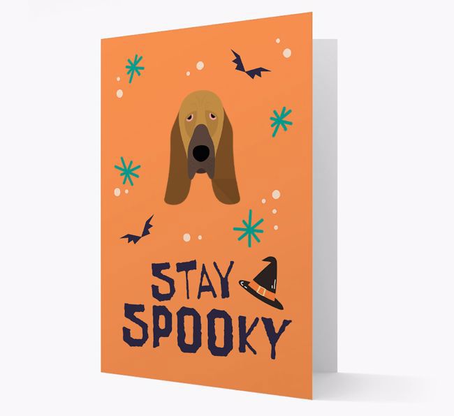 'Stay Spooky' - Personalised Card with {breedFullName} Icon