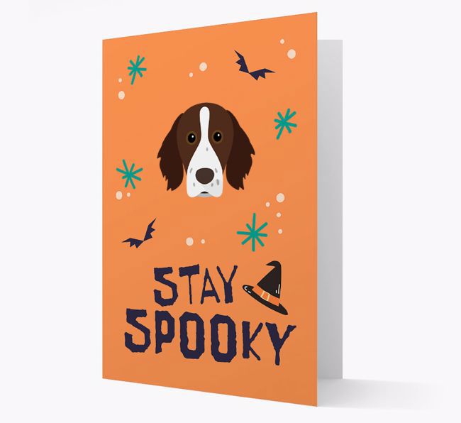 'Stay Spooky' - Personalised Card with {breedFullName} Icon