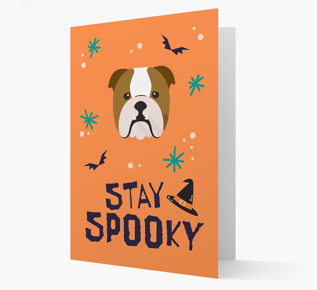'Stay Spooky' - Personalized {breedFullName} Card
