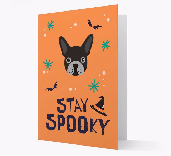 'Stay Spooky' - Personalised Card with {breedFullName} Icon