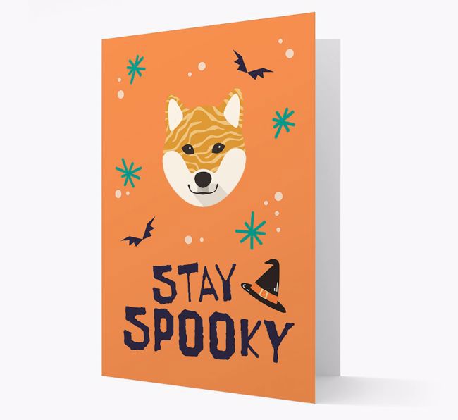 'Stay Spooky' - Personalised Card with {breedFullName} Icon