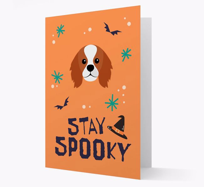 'Stay Spooky' - Personalized Card with {breedFullName} Icon