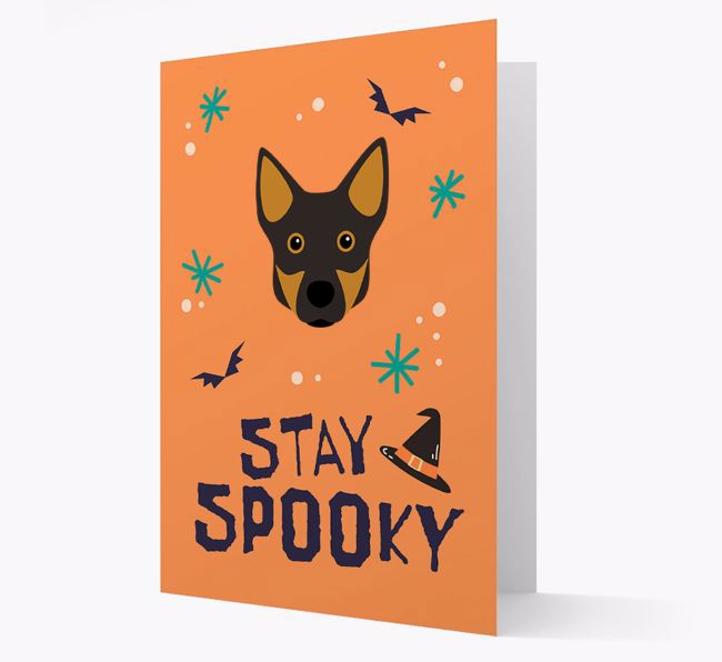 'Stay Spooky' - Personalized Card with {breedFullName} Icon