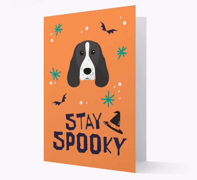 'Stay Spooky' - Personalised Card with {breedFullName} Icon