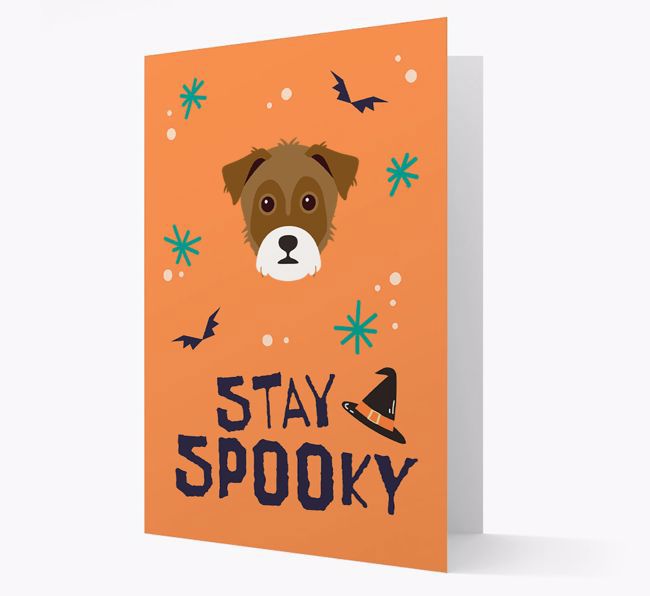 'Stay Spooky' - Personalised Card with {breedFullName} Icon