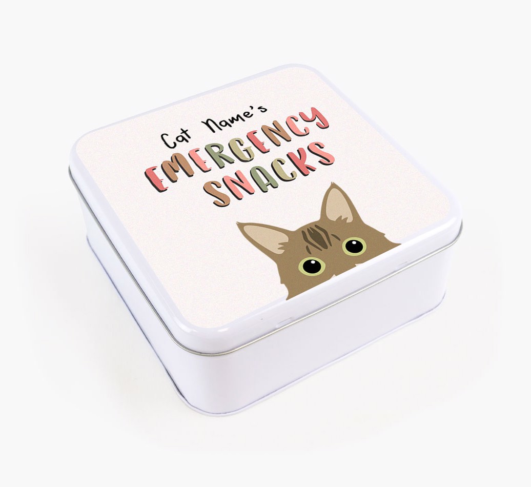 'Emergency Snacks' - Personalised Treat Tin for Your {breedFullName}