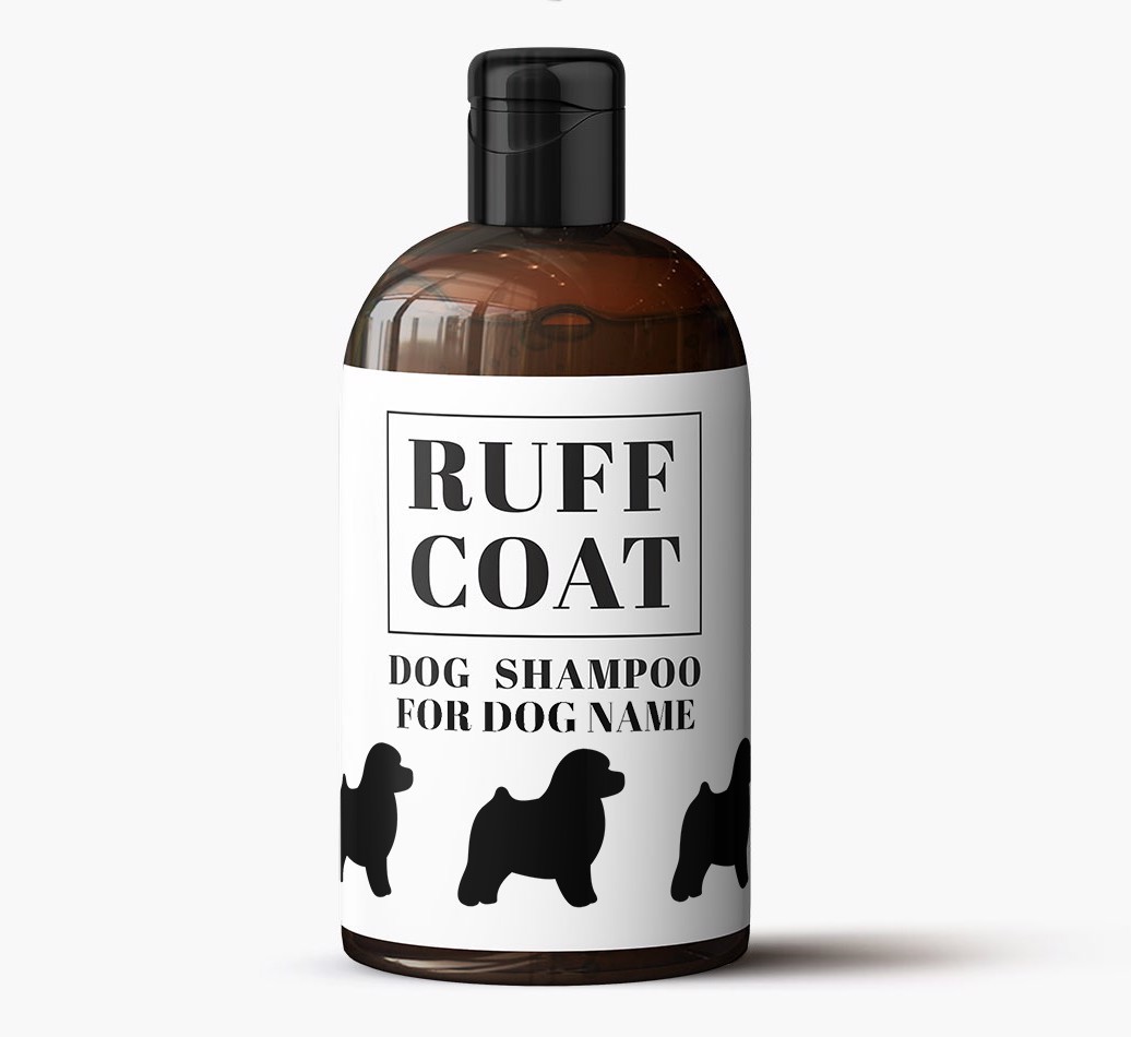 'Ruff Coat' - Personalised {breedFullName} Shampoo - Full bottle
