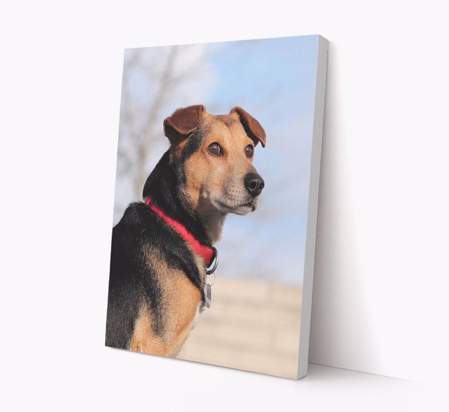 Photo Upload Canvas Print Portrait - Personalised for your {breedFullName}