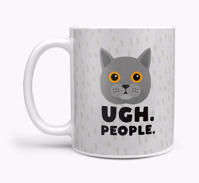 Ugh, People: Personalised {breedCommonName} Mug