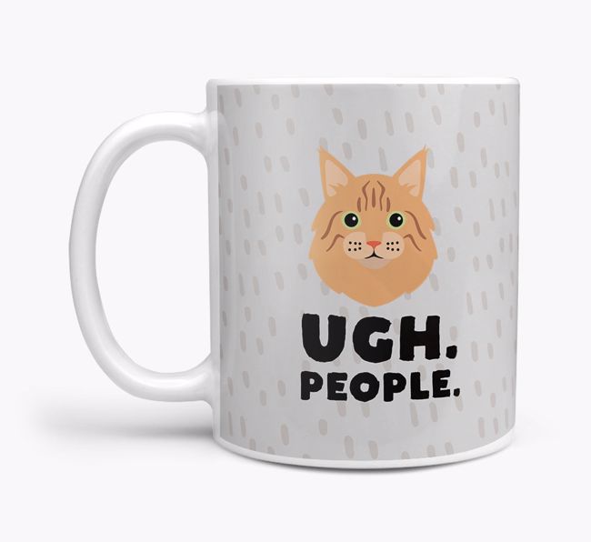 Ugh, People: Personalised {breedCommonName} Mug