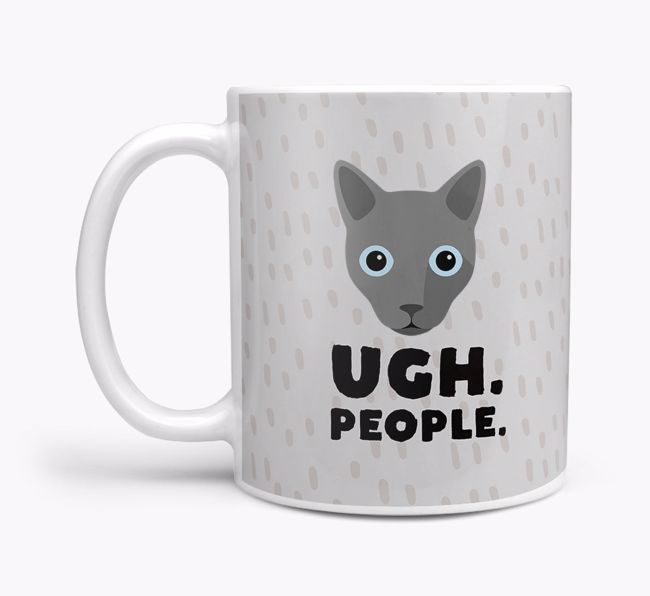 Ugh, People: Personalised {breedCommonName} Mug