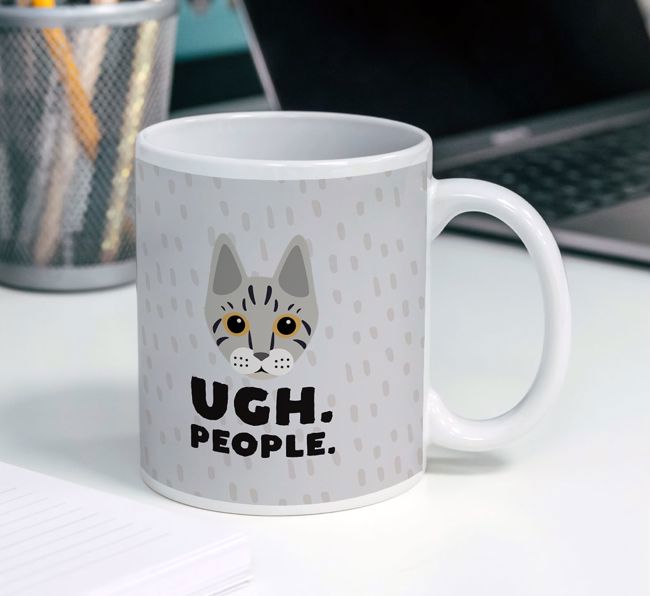 'Ugh, People' - Personalized {breedCommonName} Mug