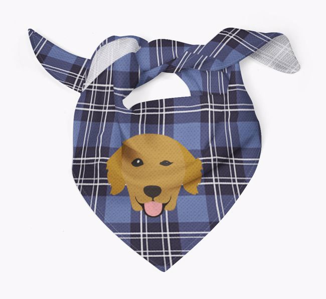 Scottish Tartan Pattern - Personalised {breedFullName} Bandana