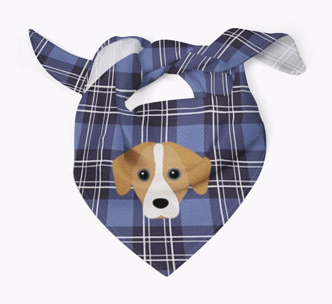 Scottish Tartan Pattern - Personalised {breedFullName} Bandana