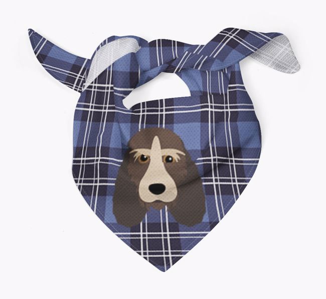 Scottish Tartan Pattern - Personalised {breedFullName} Bandana