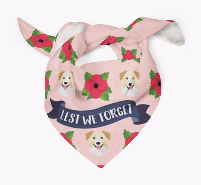 'Lest We Forget' - Personalised {breedFullName} Remembrance Day Banana 