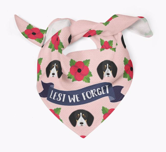 'Lest We Forget' - Personalised {breedFullName} Remembrance Day Banana 