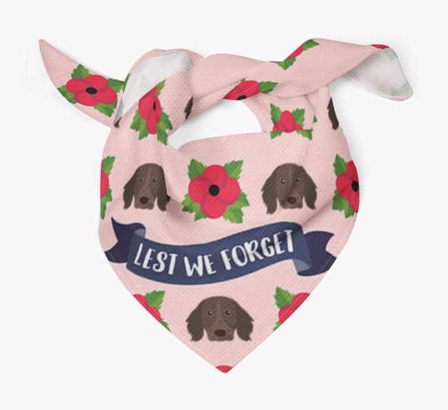 'Lest We Forget' - Personalised {breedFullName} Remembrance Day Banana 