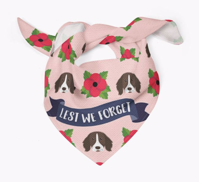 'Lest We Forget' - Personalised {breedFullName} Remembrance Day Banana 