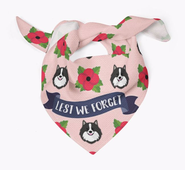 'Lest We Forget' - Personalised {breedFullName} Remembrance Day Banana 