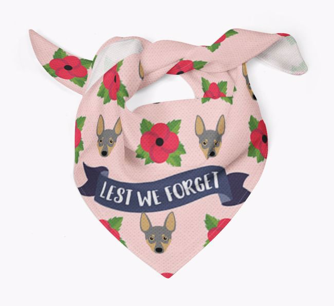 'Lest We Forget' - Personalised {breedFullName} Remembrance Day Banana 