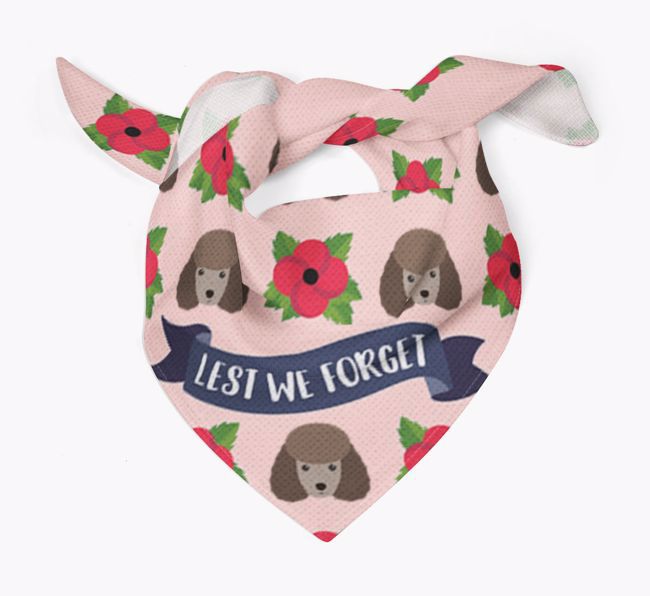 'Lest We Forget' - Personalised {breedFullName} Remembrance Day Banana 