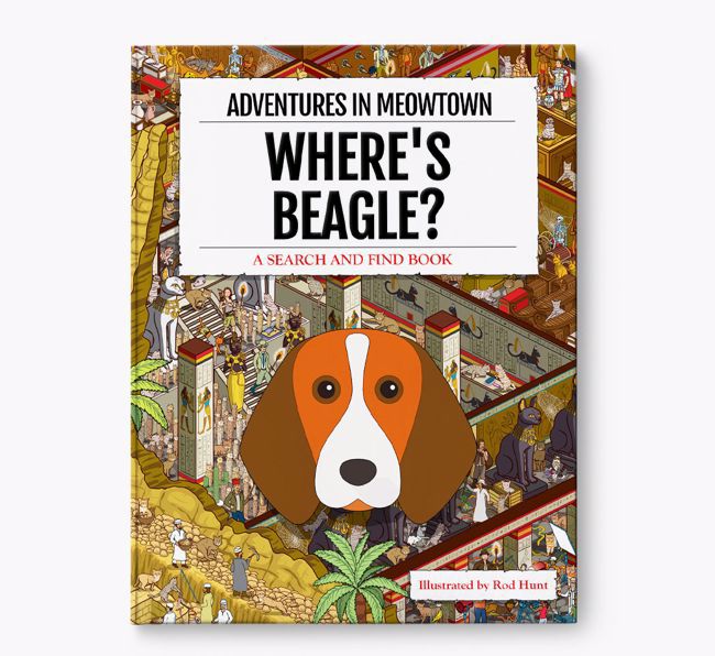 Personalised Beagle Book: Where's Beagle? Volume 2