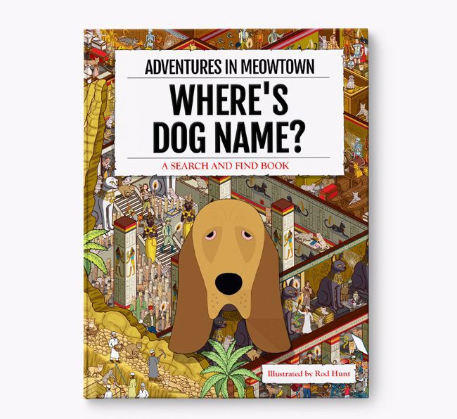 Personalised Bloodhound Book: Where's Bloodhound? Volume 2