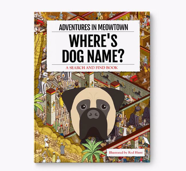 Personalised Bullmastiff Book: Where's Bullmastiff? Volume 2